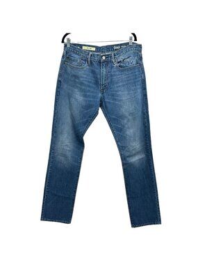 Gap Medium Indigo Slim Fit Denim Jeans Size 34/34